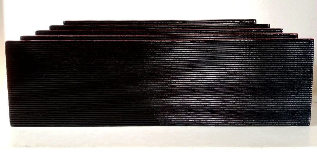 切溜 きりだめ 五段入れ子 栄重 さかえ重 5段重箱 木製 漆器