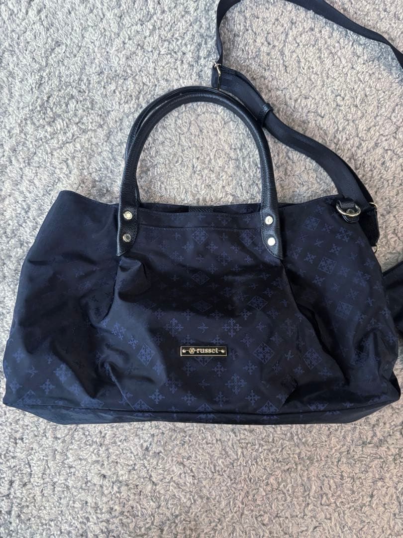 russet 親子バッグ　トートバッグ　ショルダーバッグ　2way 黒　未使用