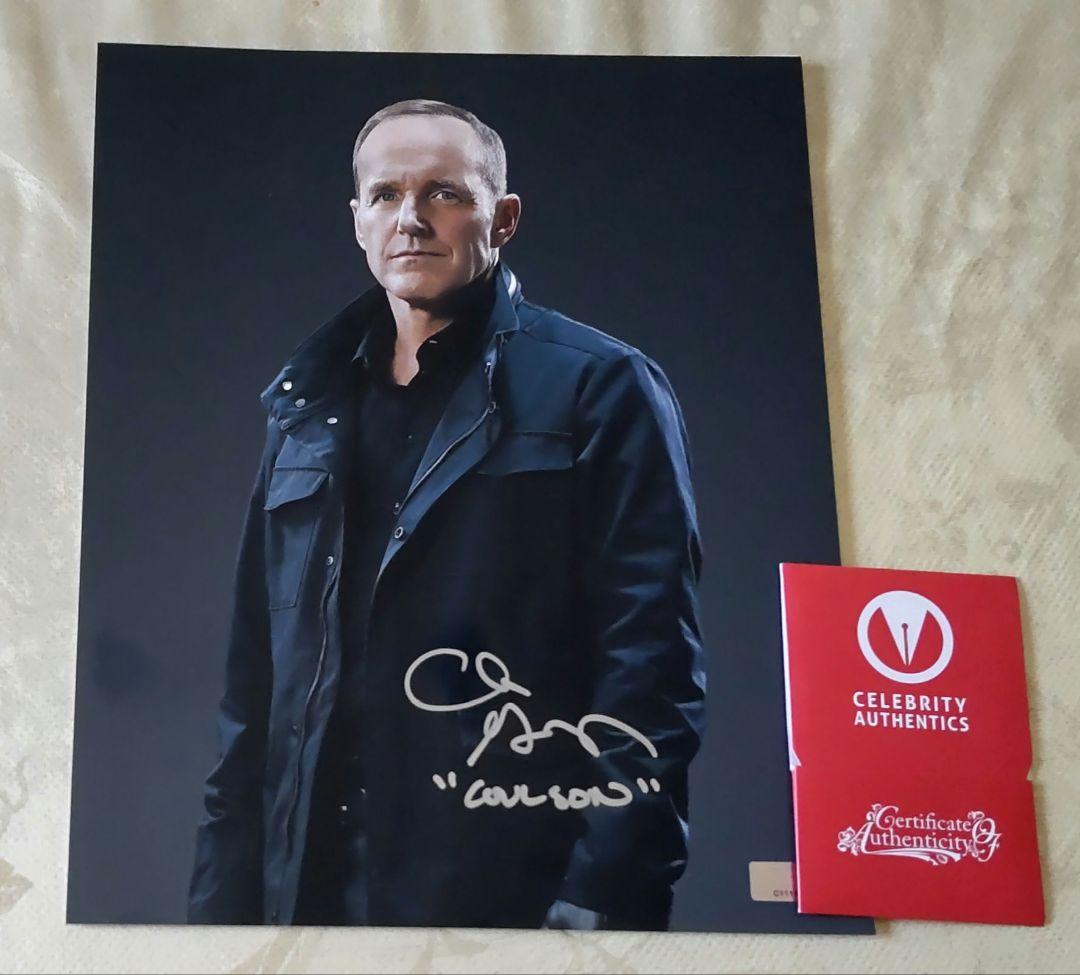 「アイアンマン」 クラーク・グレッグ直筆サインポートレート