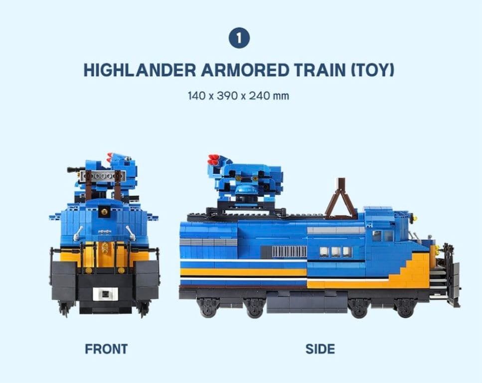 ブルアカ ハイランダー 鉄道学院 組立列車 海外限定 ブルーアーカイブ