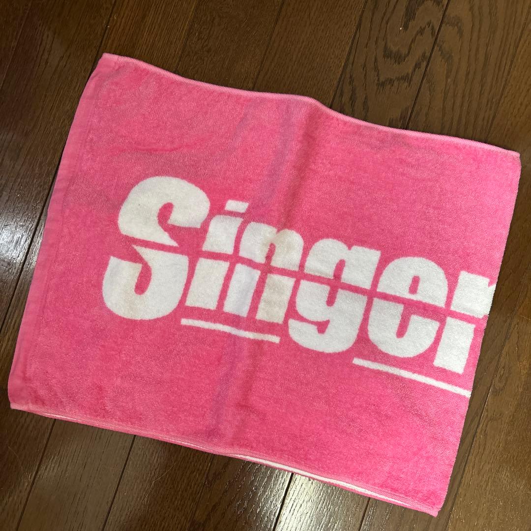 シンガーズハイ　タオル　ピンク