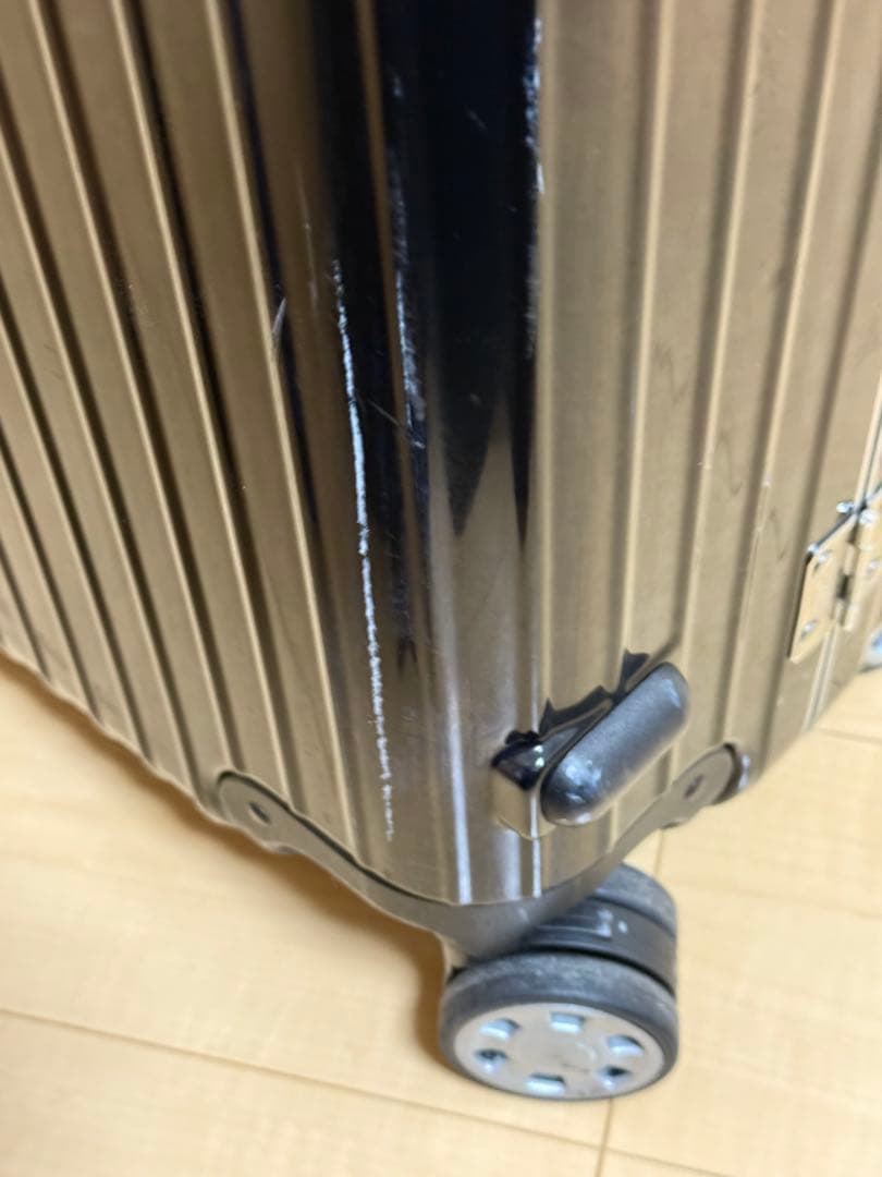 【値下げ】【実用品中古(正規品)】リモワ　スーツケース　リンボ　95L ブラック