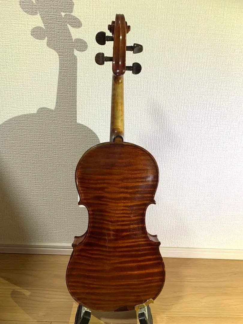 1940年代　アメリカ製　4/4 バイオリン　虎杢　裏板一枚板　修復済み
