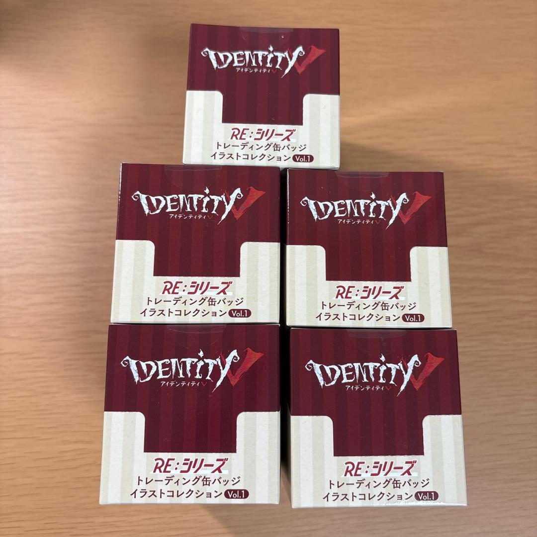 第五人格　RE:シリーズ 缶バッジ　イラストコレクション 全15種　5箱