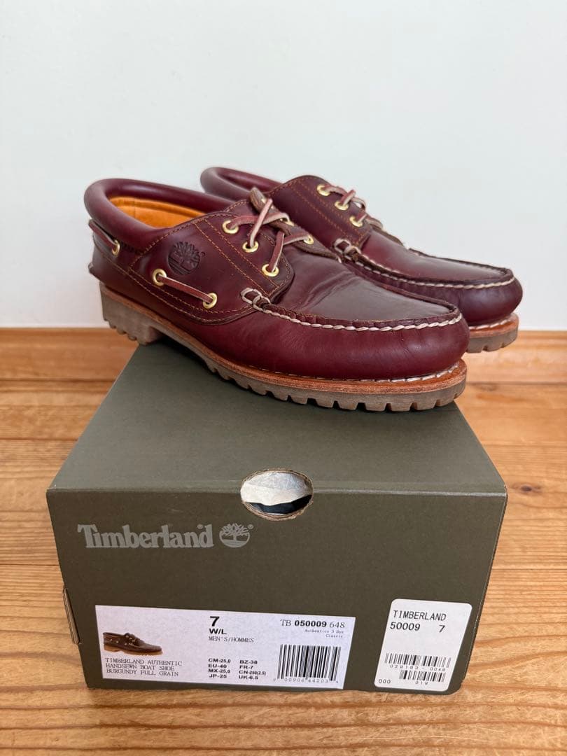 Timberland スリーアイクラシックラグsize:7