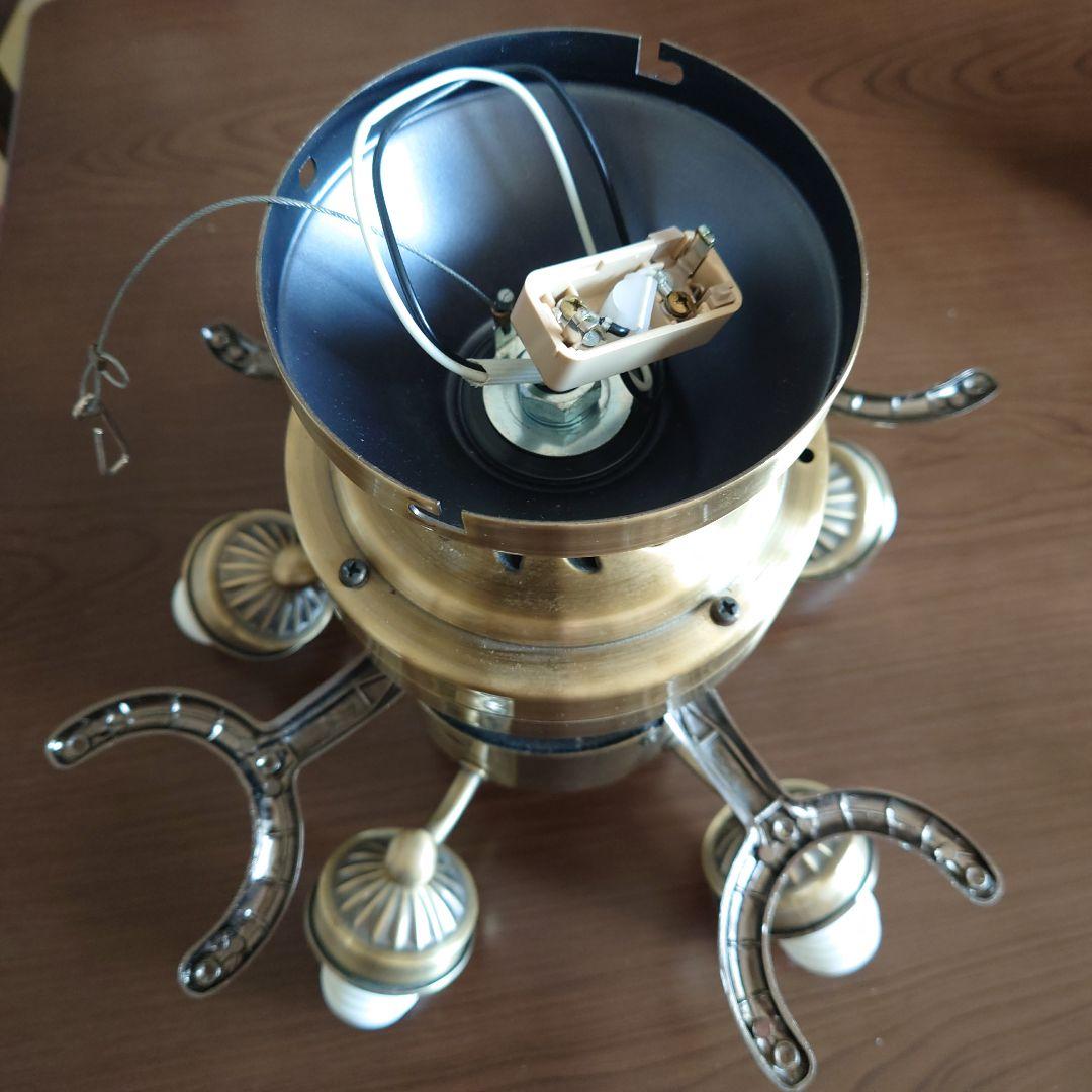 シーリングファン 木製羽根 5灯　コイズミ　LED付き