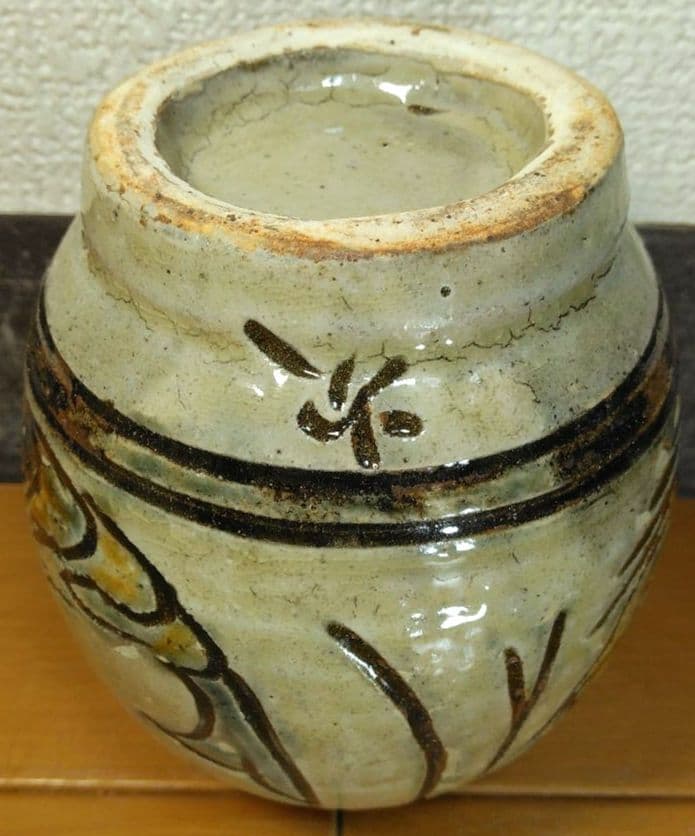 希少‼人間国宝 金城次郎 海老徳利 栞 共箱 美品 壺屋焼 壷屋焼 海老紋徳利