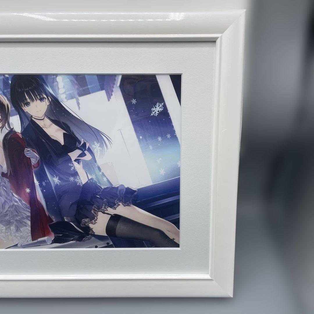 WHITE ALBUM2 なかむらたけし 箔押しサイン入り描き下ろし複製原画