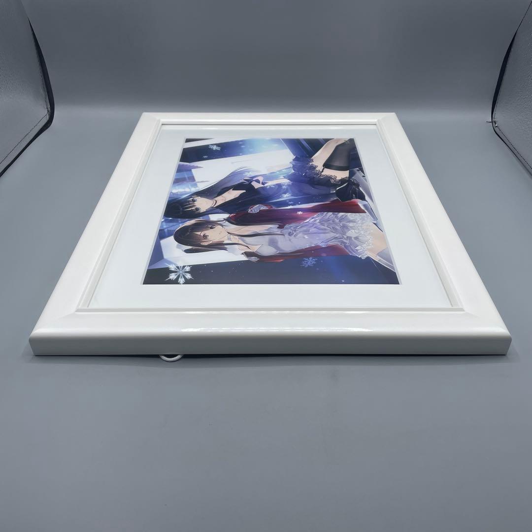 WHITE ALBUM2 なかむらたけし 箔押しサイン入り描き下ろし複製原画