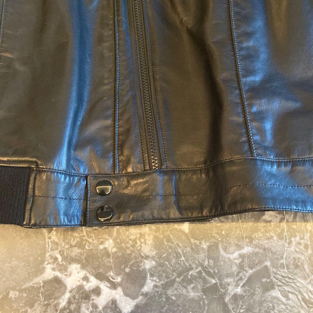 14ss UNDERCOVERISM アンダーカバー リブ レザー ライダース