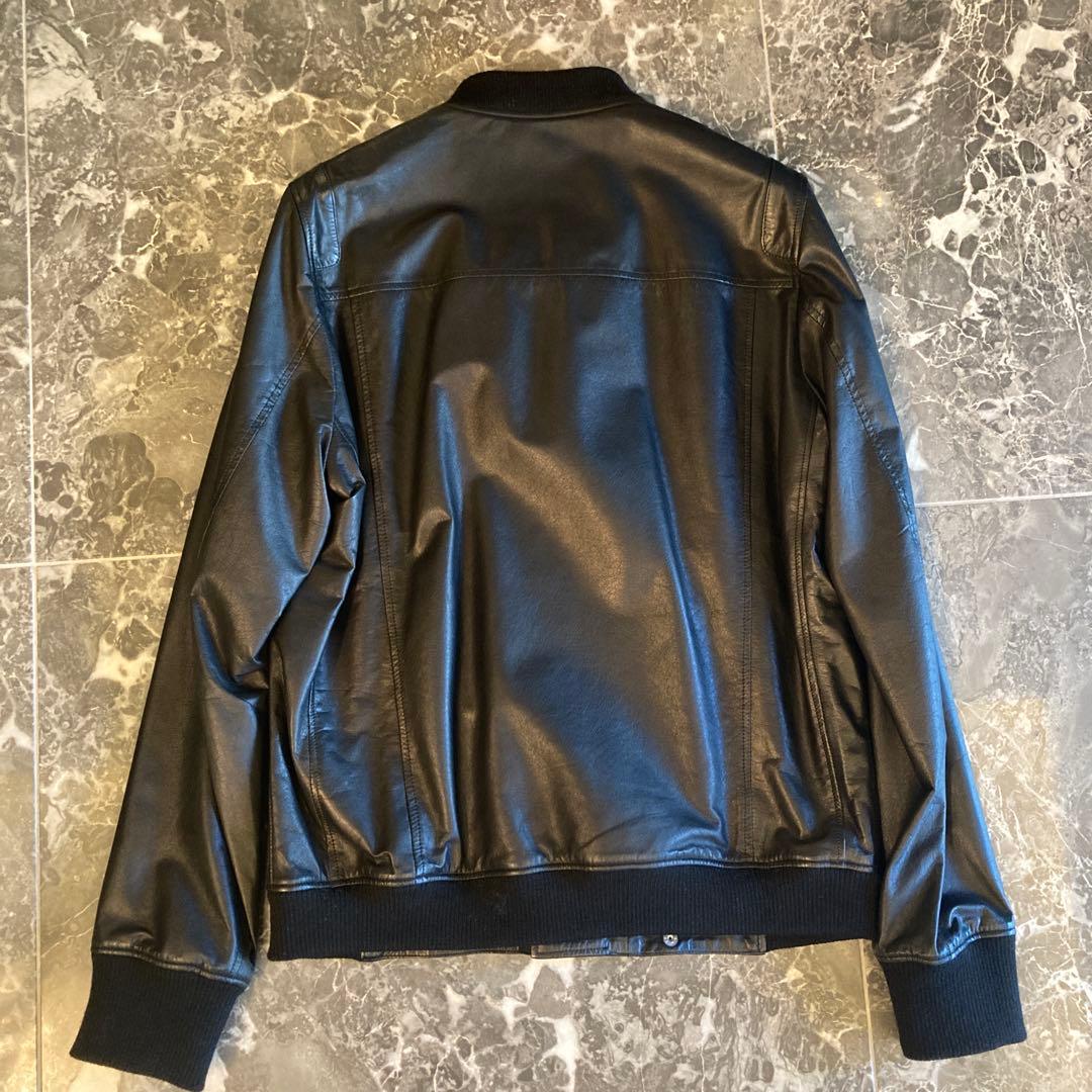 14ss UNDERCOVERISM アンダーカバー リブ レザー ライダース