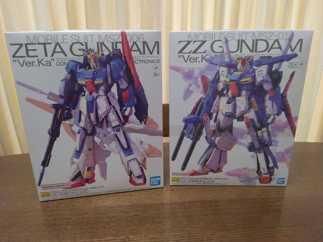 ガンプラ MG ダブルゼータ ZZ　ゼータ Z　Ver.Ka　ガンダム　プラモ