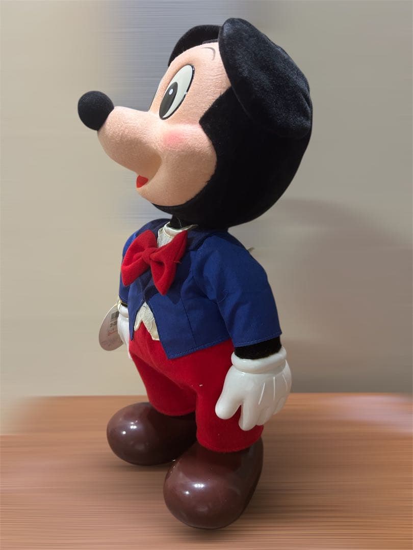 【デッドストック】昭和レトロSANKYO 首振りミッキーマウス オルゴール