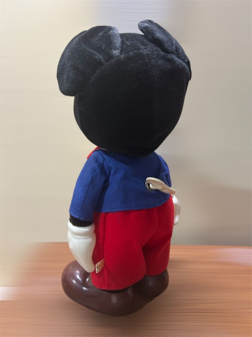 【デッドストック】昭和レトロSANKYO 首振りミッキーマウス オルゴール