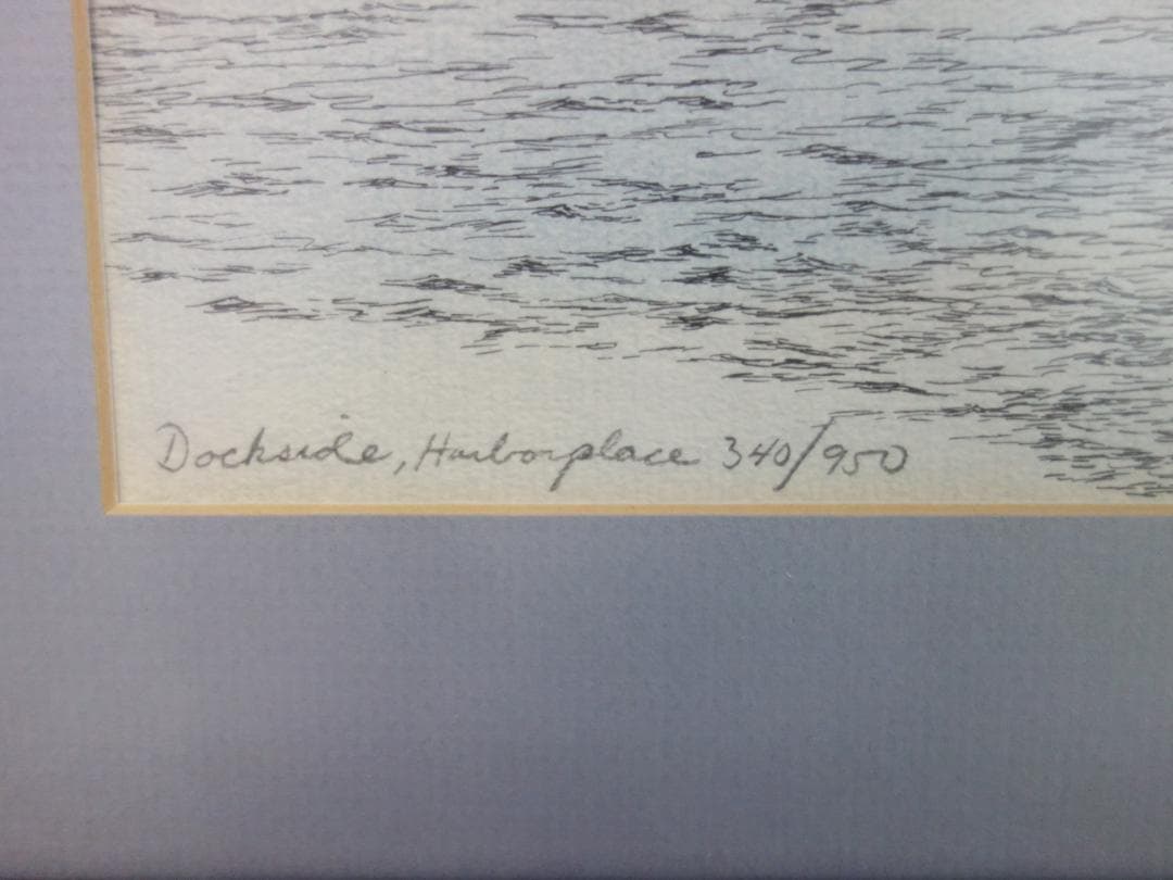 M▽マーティン・バリー 版画 額縁 エディションナンバー (37912)