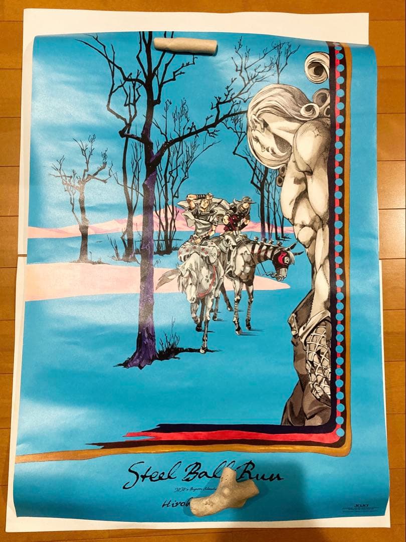 ジョジョの奇妙な冒険 7部 スティール・ボール・ラン B2ポスター ジョジョ展