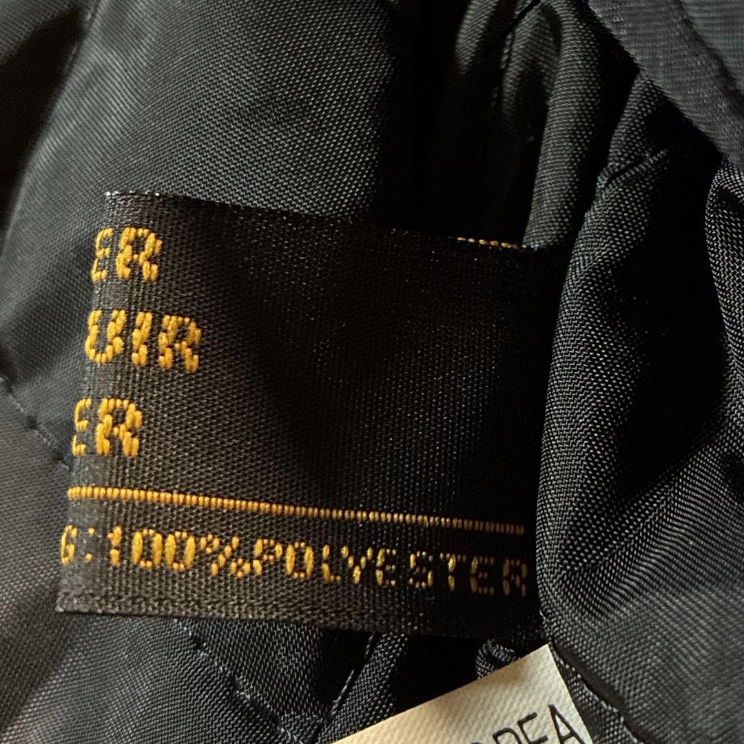 未使用級 美品 FREEDOM レザージャケット 36 ブルー×ホワイト 本革