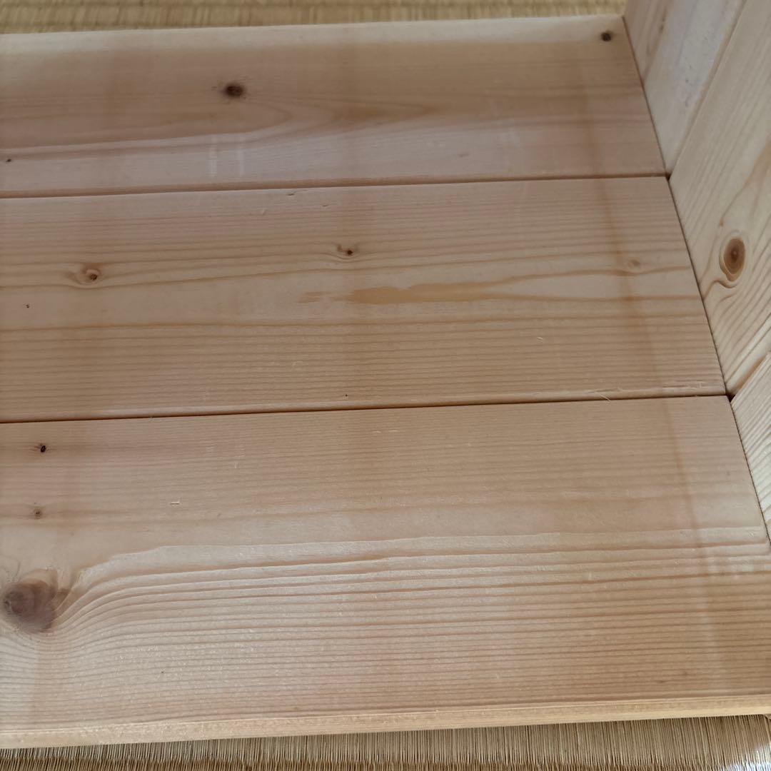 絵本ラック 薄型 壁面 無塗装 ハンドメイド MAPLEポッポ