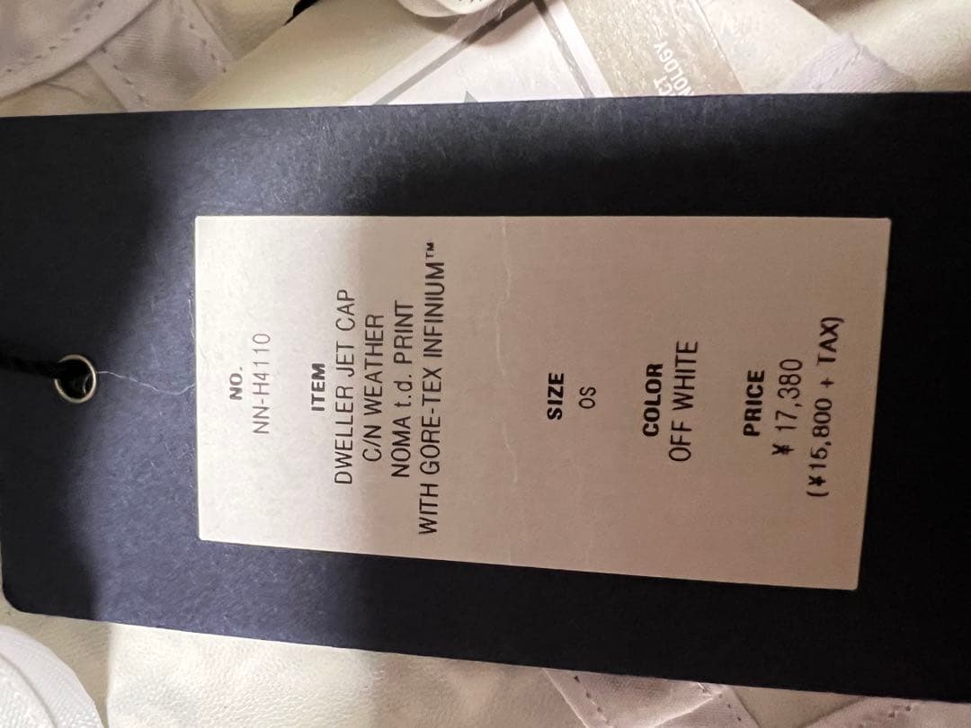 DWELLER JET CAP GORETEX INFINIUM 新品
