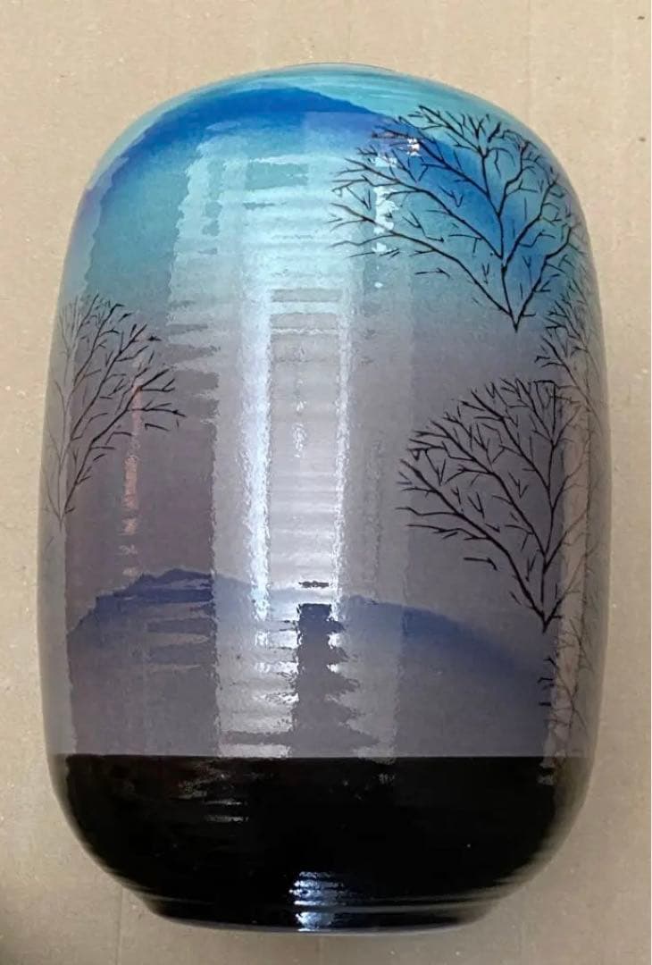 九谷焼　花瓶　壺　光陽