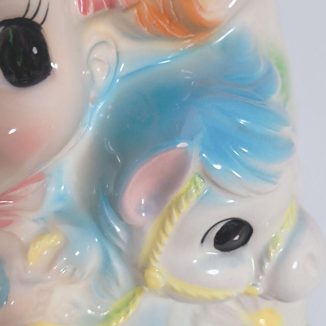 美品✨ ビンテージ ベビープランター 女の子 ポニー ルーベンス