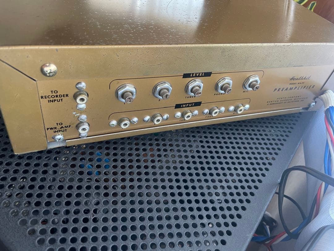 ヒースキット　WA-P2 プリアンプ、ナイト　パワーアンプ モノラルアンプセット