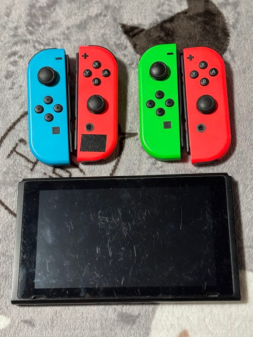 Nintendo Switch 本体 + ジョイコン4個　ジャンク品