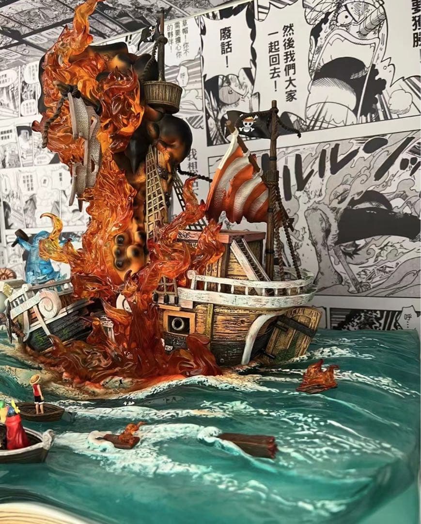 ワンピース ゴーイングメリー号 ガレージキット ガレキ スタチュー①