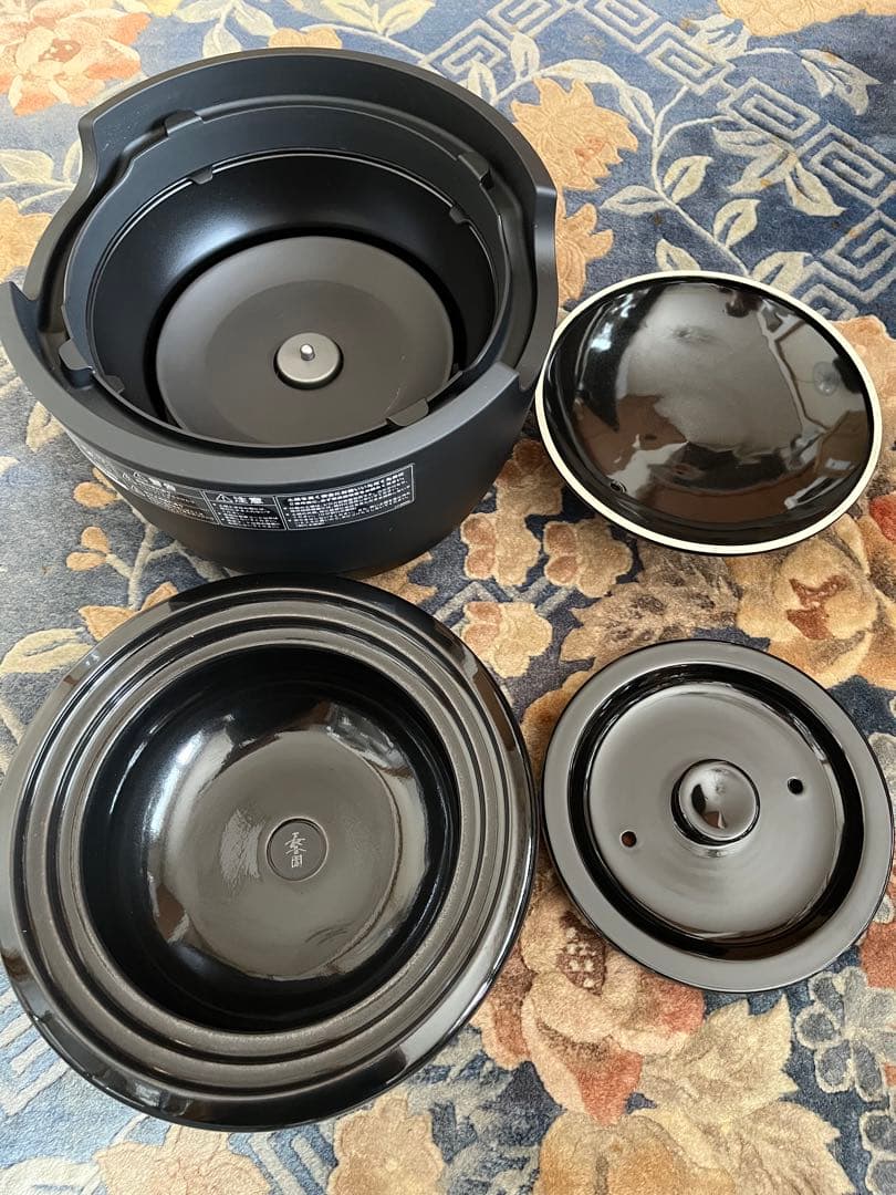 [新品未使用] 長谷園×siroca かまどさん電気　3合炊き