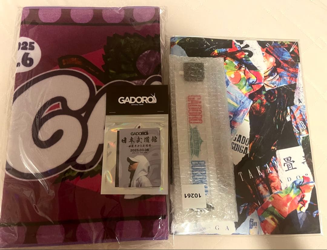 GADORO 日本武道館公演グッズセット タオル ステッカー カレンダー