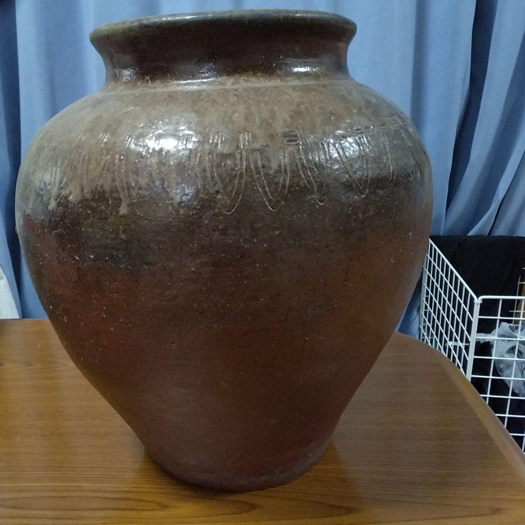 常滑壺　江戸時代（1600〜1868）末期　　傷無し　大壷　送料込み