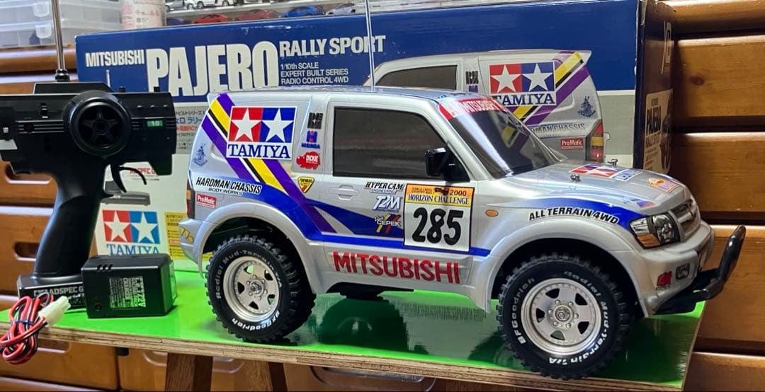 タミヤ1/10 XB三菱パジェロ　ラリースポーツ　ラジコン電動RC 4WD