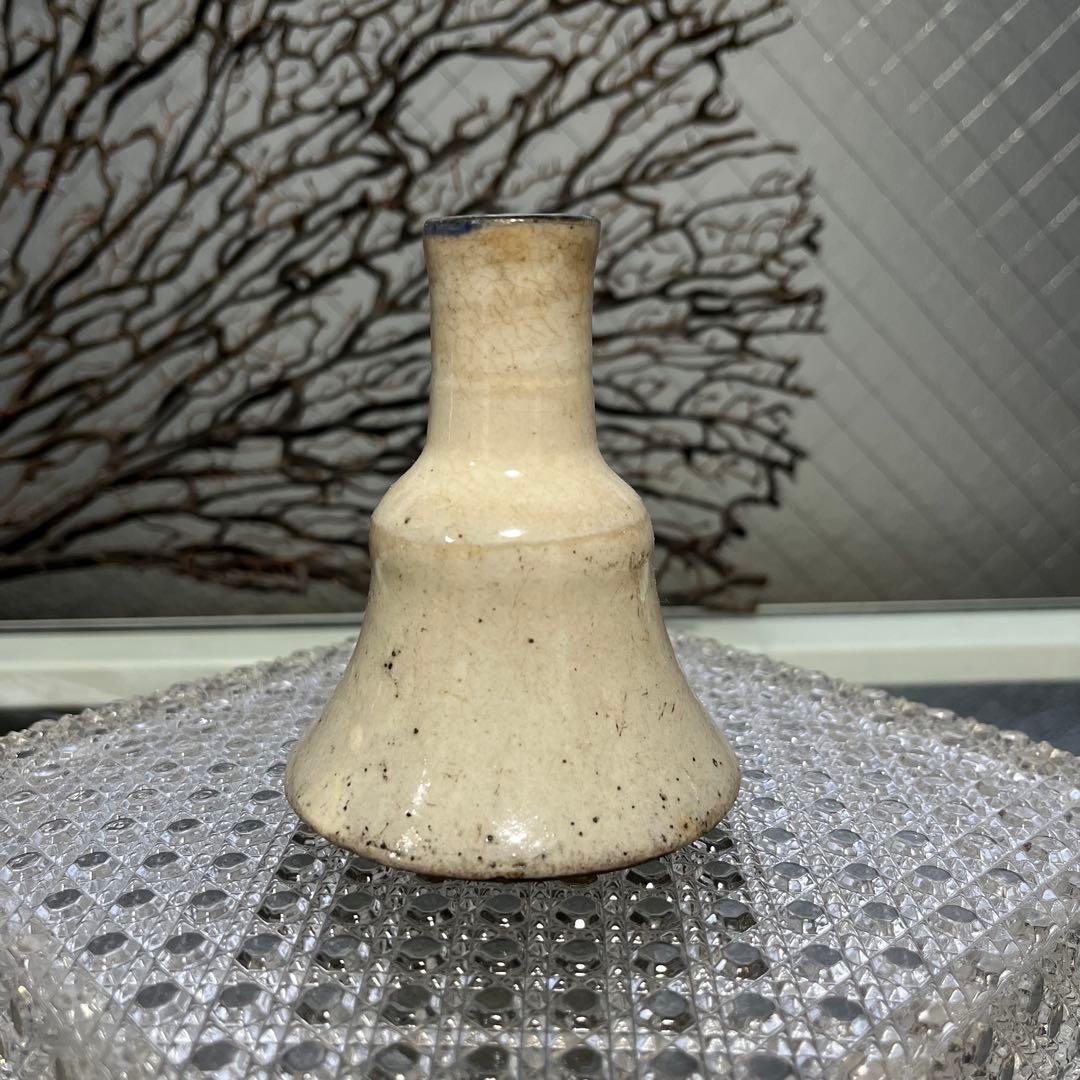 骨董　古伊万里　瀬戸　染付　笹図案　竹　仏花入れ　花器　花活け　現品限り