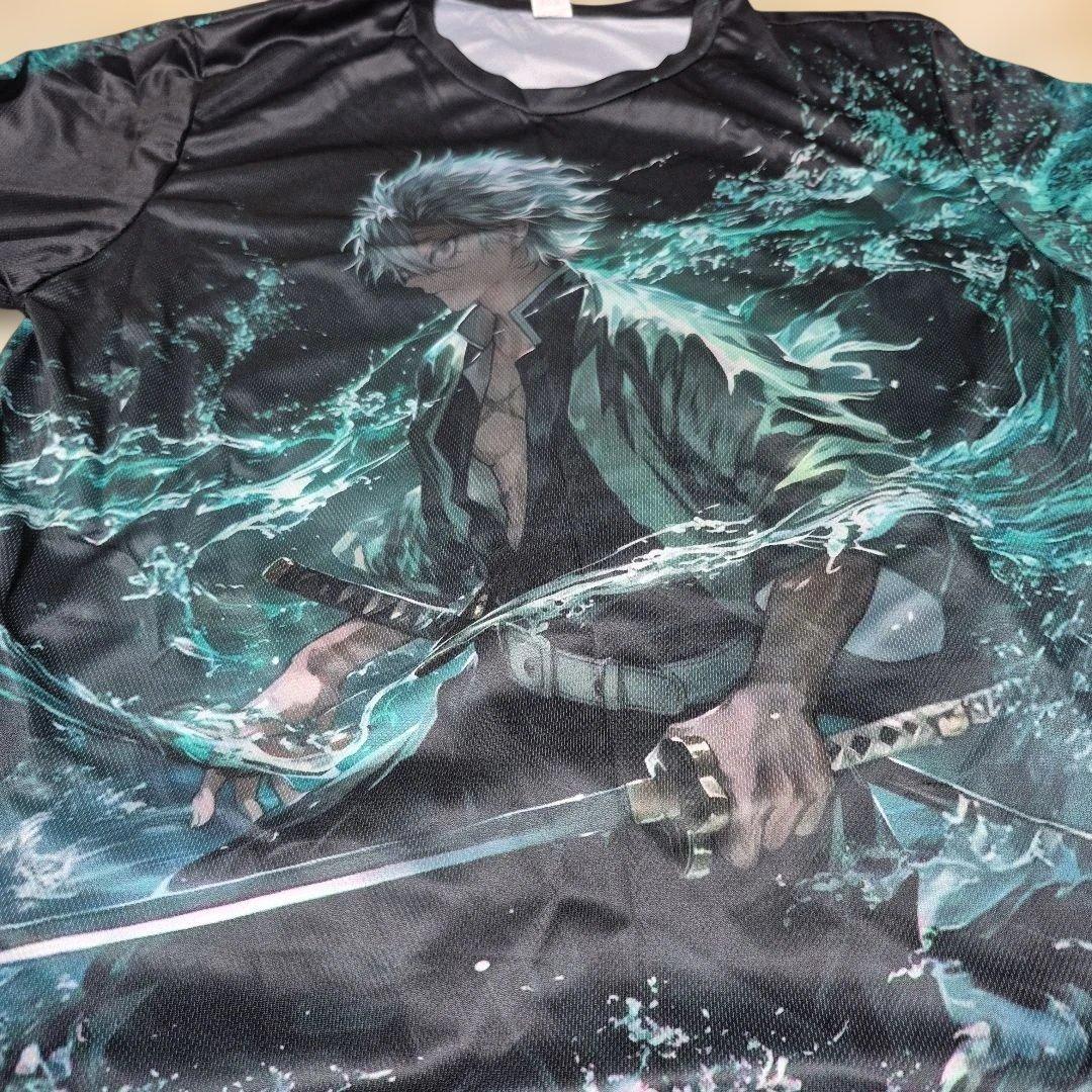 剣士グラフィックTシャツ XL 100%ポリエステル