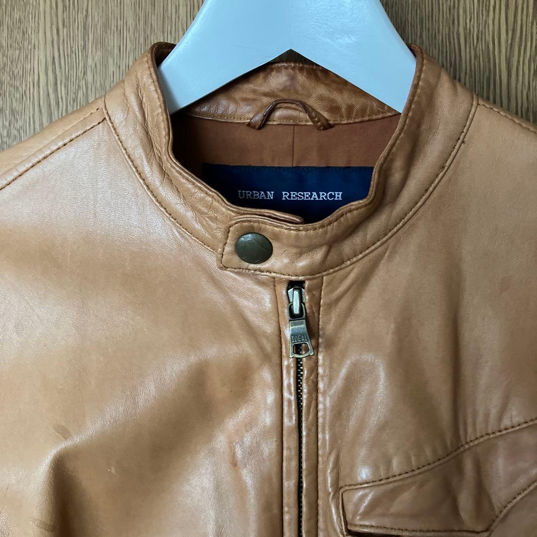 ラムレザー［羊革］ジャケット　Ｍ　キャメル