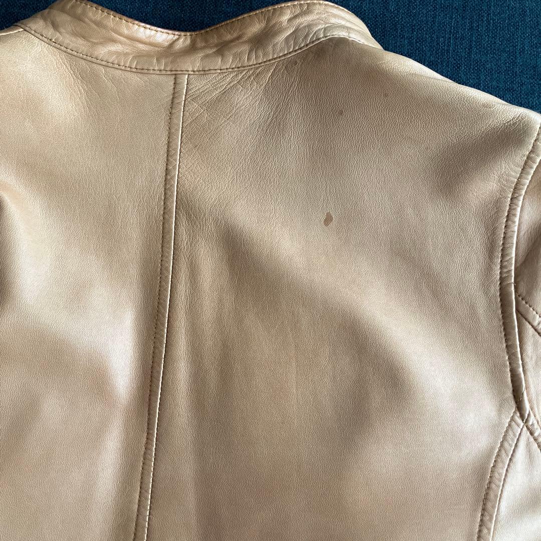 ラムレザー［羊革］ジャケット　Ｍ　キャメル