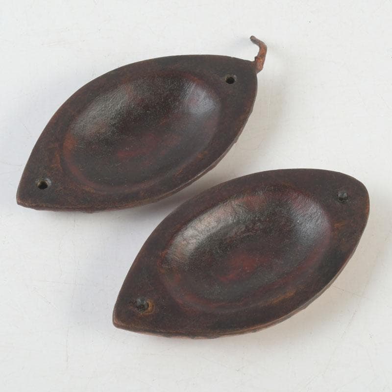 茶道具　山中塗師　新井宗賀作　乾漆　柿ノ葉香合　共箱　V　9706