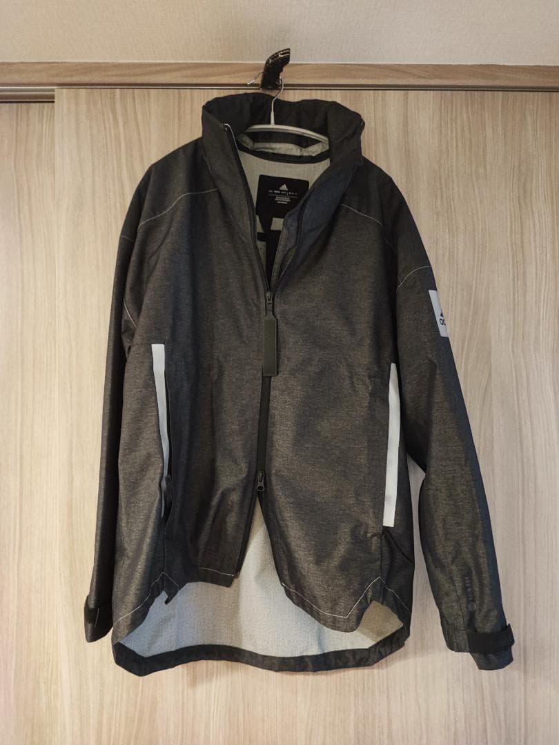 アディダス MYSHELTER RAIN.RDY デニムジャケット 撥水Mサイズ