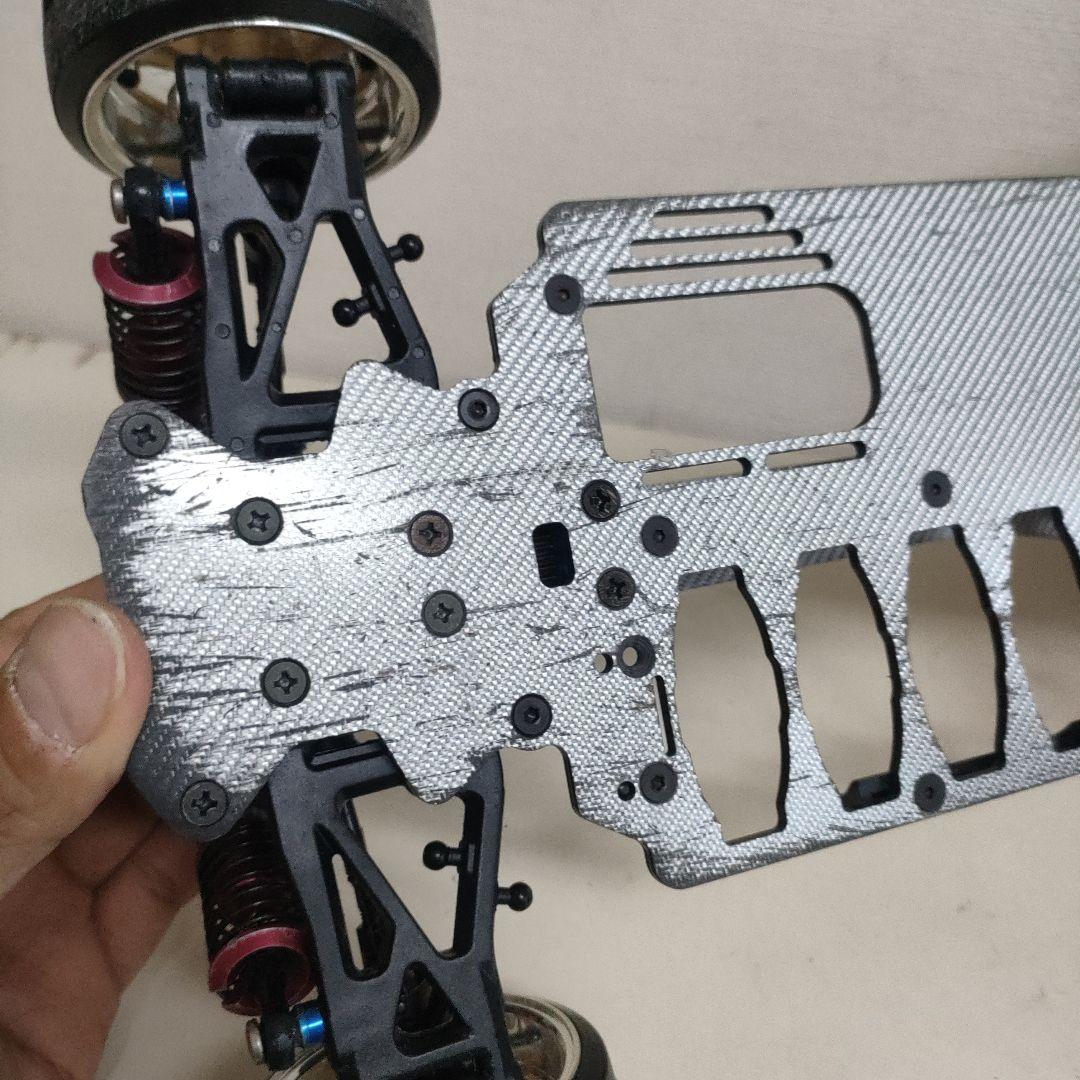 ヨコモ ドリフトパケ　シルバーカーボン仕様