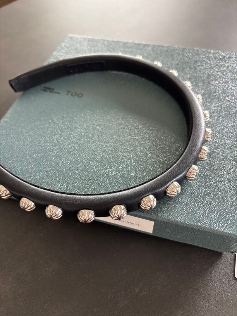美品 TOGA Leather headband 3