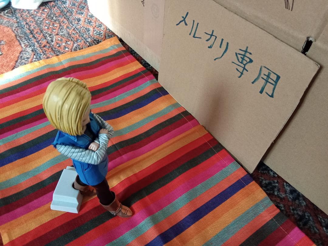 ドラゴンボール 18号 リペイント フィギュア クリリン