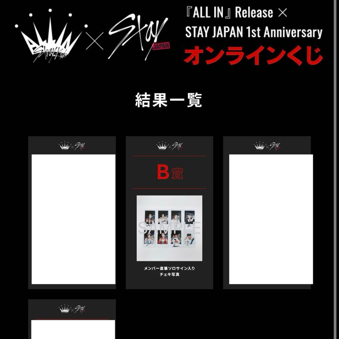 【最終値下】 スキズ チャンビン 直筆サイン チェキ ポラ stray kids