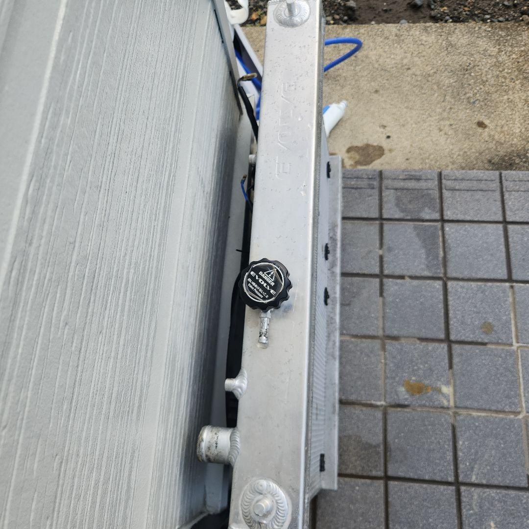 AE86 用　HPI EVOLVE アルミラジエーター 2ファン付き