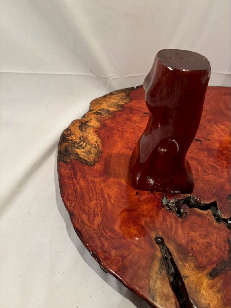 花梨　かりん　座卓　アンティーク　一枚板