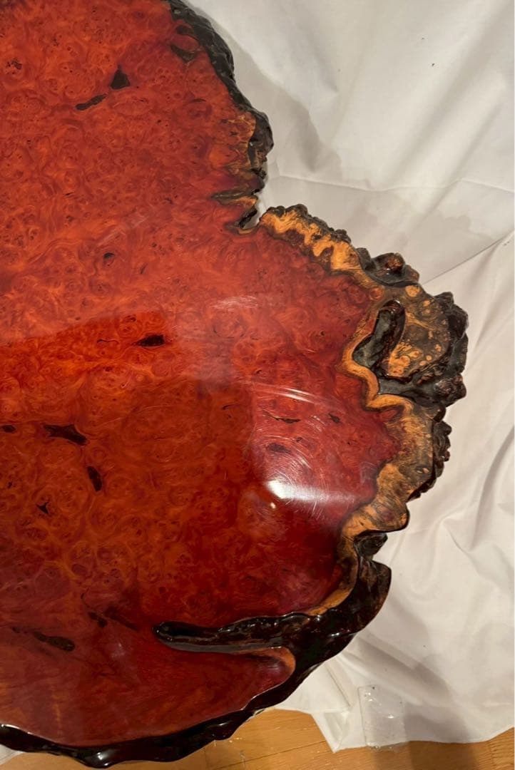 花梨　かりん　座卓　アンティーク　一枚板