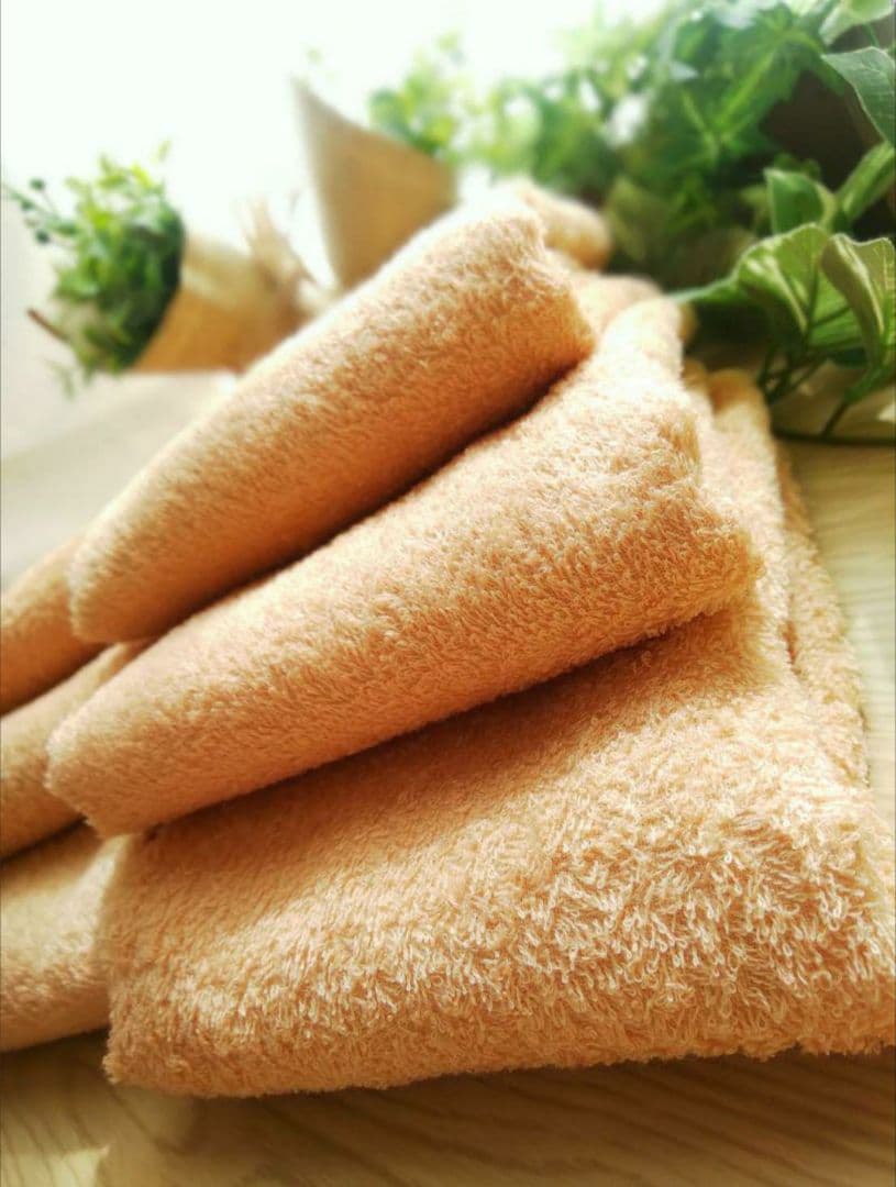 泉州タオル 高級綿糸ベージュフェイスタオルセット20枚 タオル新品 まとめ売り