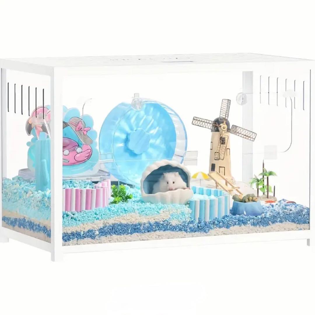 【新品】 BUCATSTATE ハムスター 小動物 ケージ 80cm ホワイト