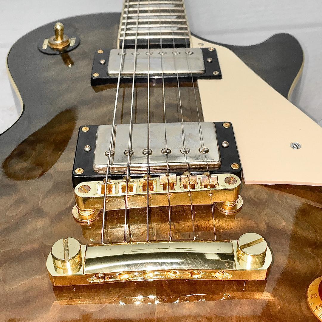 美品・最上位機種 Epiphone レスポール UltraⅡ 軽量 ナノマグ搭載