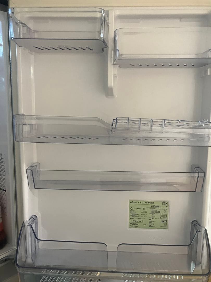 AQUA シルバー冷蔵庫 AQR-36N(4/23まで出品)