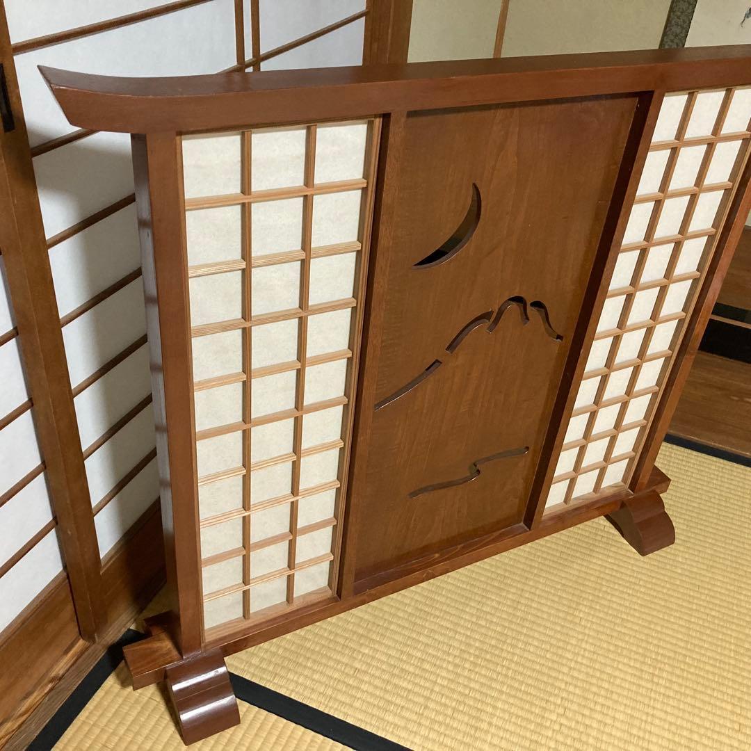 衝立　障子　間仕切り　軽量　玄関　コンパクト　小型